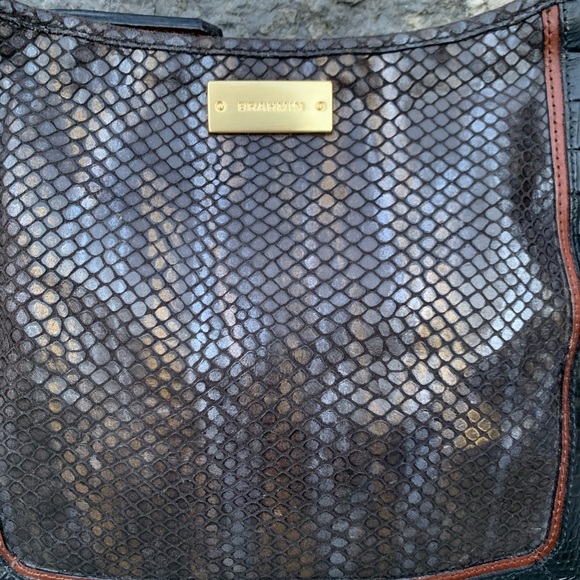 BRAHMIN Jody Crossbody in leather Tri texture - Picture 3 of 9